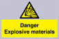 WN16551: Danger Explosive materials