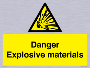 WN16551: Danger Explosive materials