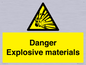 WN16551: Danger Explosive materials