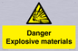 WN16551: Danger Explosive materials