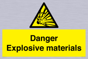 WN16551: Danger Explosive materials