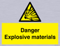 WN16551: Danger Explosive materials