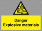 WN16551: Danger Explosive materials