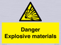 WN16551: Danger Explosive materials