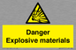 WN16551: Danger Explosive materials