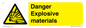 WN16551: Danger Explosive materials