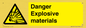 WN16551: Danger Explosive materials