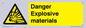 WN16551: Danger Explosive materials