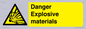 WN16551: Danger Explosive materials