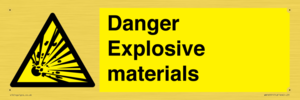 WN16551: Danger Explosive materials