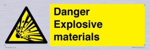 WN16551: Danger Explosive materials