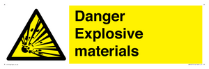 WN16551: Danger Explosive materials