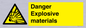 WN16551: Danger Explosive materials