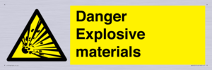 WN16551: Danger Explosive materials