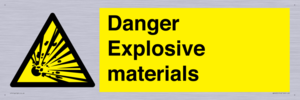 WN16551: Danger Explosive materials