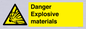 WN16551: Danger Explosive materials