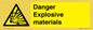WN16551: Danger Explosive materials