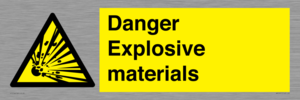 WN16551: Danger Explosive materials