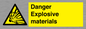 WN16551: Danger Explosive materials