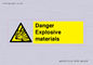 WN16551: Danger Explosive materials