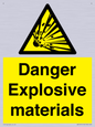WN16551: Danger Explosive materials