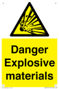 WN16551: Danger Explosive materials