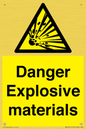 WN16551: Danger Explosive materials