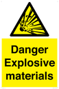 WN16551: Danger Explosive materials