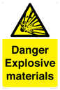WN16551: Danger Explosive materials