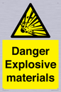 WN16551: Danger Explosive materials