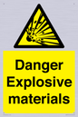 WN16551: Danger Explosive materials