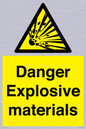 WN16551: Danger Explosive materials