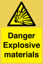 WN16551: Danger Explosive materials