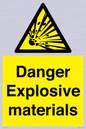 WN16551: Danger Explosive materials