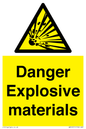 WN16551: Danger Explosive materials
