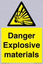 WN16551: Danger Explosive materials