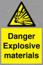 WN16551: Danger Explosive materials