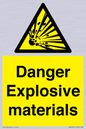 WN16551: Danger Explosive materials