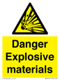 WN16551: Danger Explosive materials