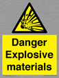 WN16551: Danger Explosive materials
