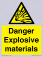 WN16551: Danger Explosive materials