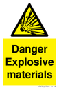 WN16551: Danger Explosive materials