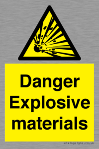 WN16551: Danger Explosive materials