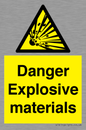 WN16551: Danger Explosive materials