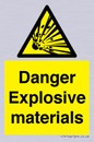 WN16551: Danger Explosive materials