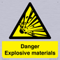 WN16551: Danger Explosive materials