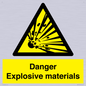 WN16551: Danger Explosive materials