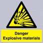 WN16551: Danger Explosive materials