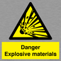 WN16551: Danger Explosive materials