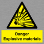 WN16551: Danger Explosive materials